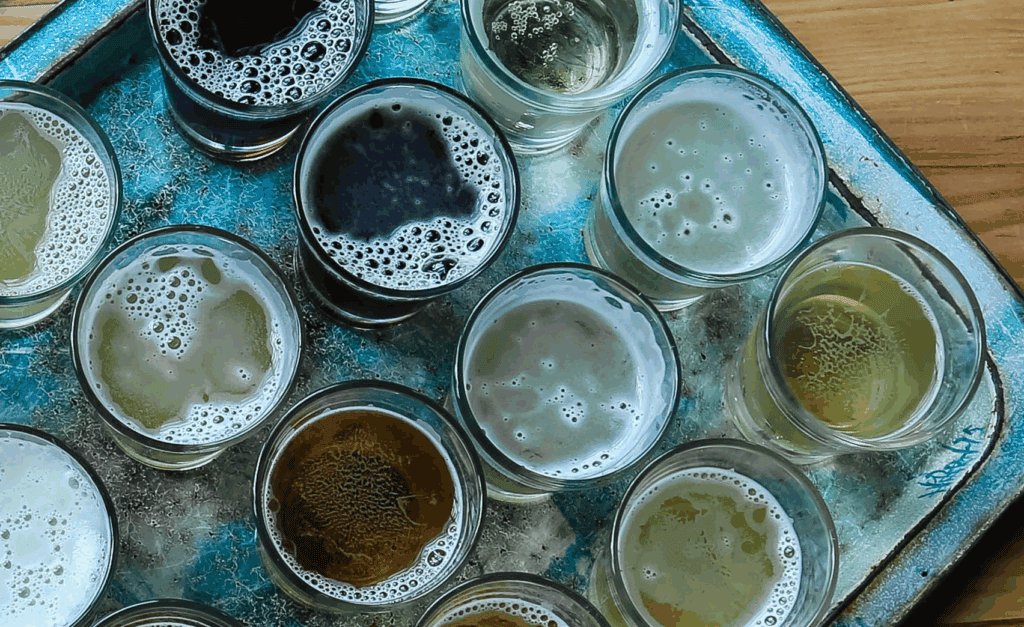 Verres de boissons alcoolisées