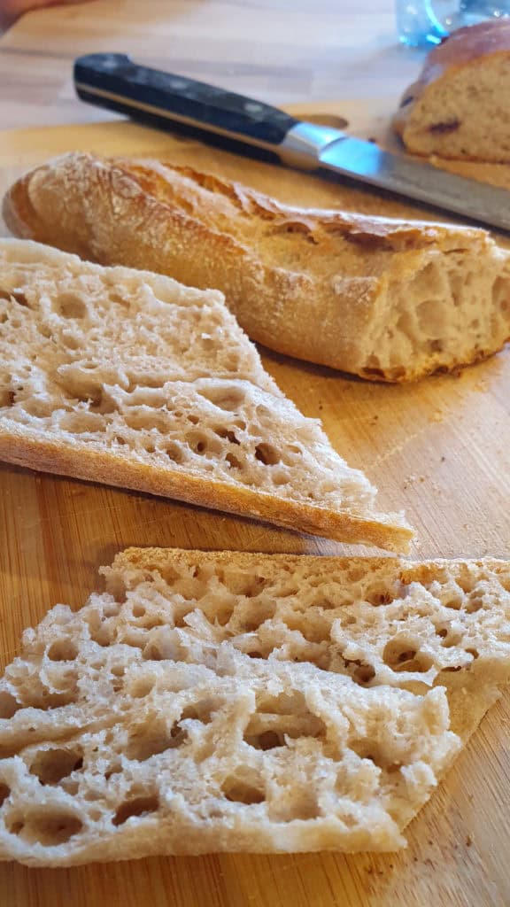 Baguette bio au levain